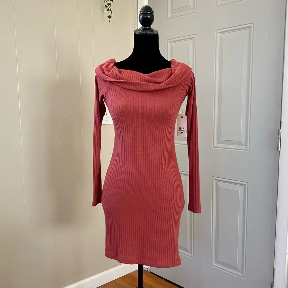 Fitted Sweater Dress - Picture 1 of 12